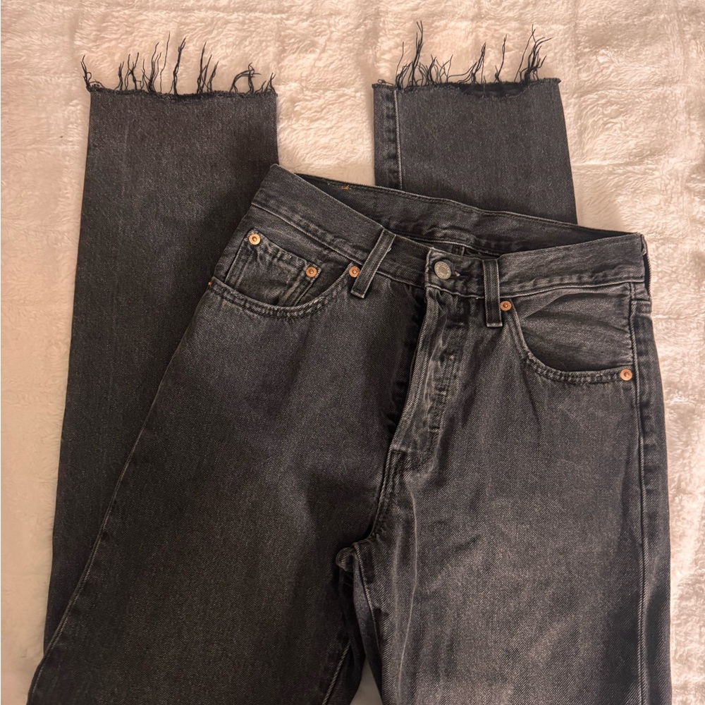 Levis Black Washed Jeans